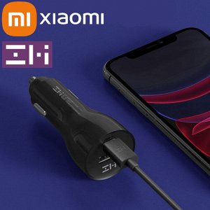 Автомобильное зарядное устройство Xiaomi ZMI AP721 Metal Car Charger 45W Dual Port USB/Type-C