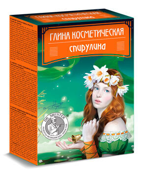 Dr. SHUSTER глина косметическая спирулина 100 г