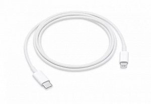 Кабель зарядный с Type-C (USB-C) на iOS Lightning 20W быстрая зарядка 1м, белый