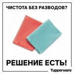 Салфетка для мытья окон и зеркал корал 1шт б/уп - Tupperware®.