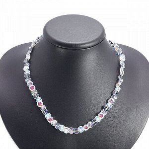 Ожерелье Водопад из кристаллов Swarovski 40см