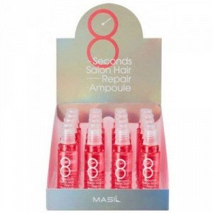 Masil. Протеиновая маска-филлер для поврежденных волос 8 SECONDS SALON HAIR REPAIR AMPOULE15 мл*10шт