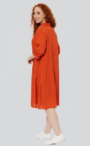 Платье "Уля"оранжевый