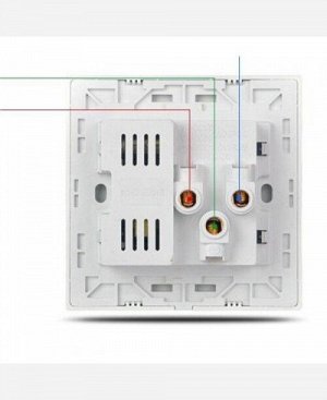 Розетка встраиваемая с USB зарядкой на 2 разъема 2.1 А с выключателем.