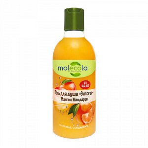 Гель для душа "Энергия", тропическое манго и мандарин Molecola, 400 мл