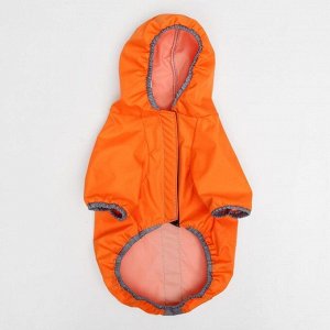 Куртка-ветровка, оранжевая, XL ( дс 31 см, ош 30-32 см, ог 42-46 см)