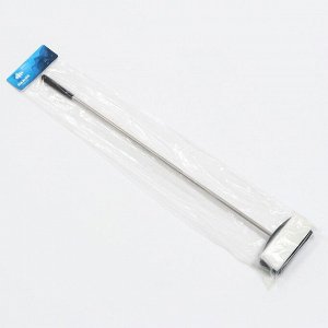 Скребок "Пижон" с нержавеющей ручкой, длина 80 см, щетка 6,5 х 15 см