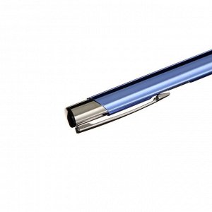 Ручка подарочная, шариковая, автоматическая "Стиль" в пластиковом футляре, NEW, синяя