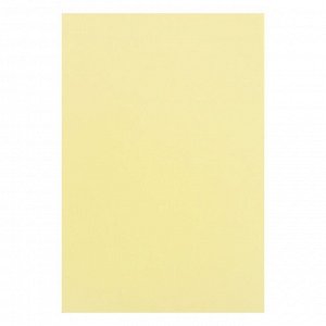 Картон цветной двусторонний А4, тонированный в массе, 10 листов, 180 г/м2, жёлтый