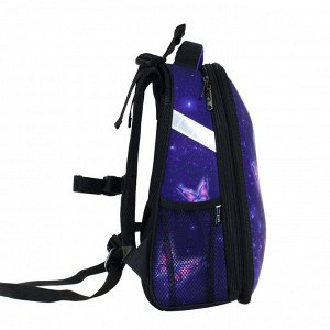 Рюкзак каркасный Probag «Единорог» 38 х 30 х 16 см, эргономичная спинка, фиолетовый