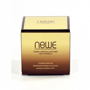 Крем для лица "NEWE" "Golden Labelde Luxe", с частицами золота, 50 г