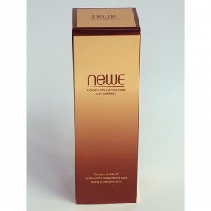 Тонер для лица NEWE Golden Label de Luxe, с частицами золота, 150 мл