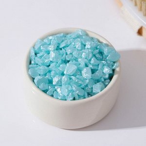 Жемчужная соль для ванны "Как синее море", 450 г, с аромат мечты об отпуске и ежевики