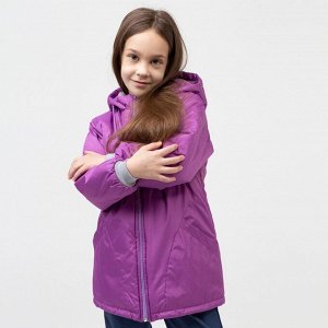 Куртка для девочки, цвет сиреневый, рост 104-
