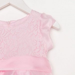 Платье для девочки, рост, цвет розовый