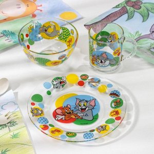 Набор посуды детский «Том и Джерри», 3 предмета