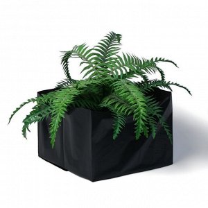 Greengo Пакет для рассады, 12 л, 16 × 25 см, толщина 120 мкм, с перфорацией, чёрный