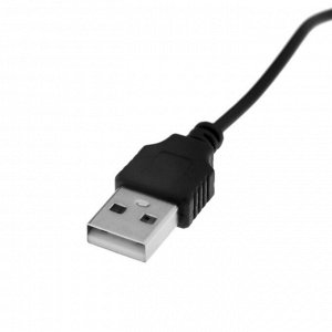 Кабель универсальный LuazON, разъем 3.5 - USB, 0.5 м, чёрный