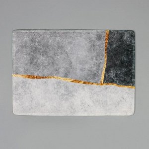 Коврик Доляна «Камень», 40x60 см, цвет серый