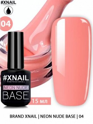 Xnail, Neon Nude Base 4, 15 ml