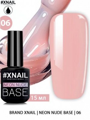Xnail, Neon Nude Base 6, 15 ml