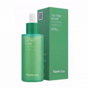 Успокаивающая ампула с экстрактом чайного дерева (50мл) FARM STAY TEA TREE BIOME CALMING AMPOULE (50ml)