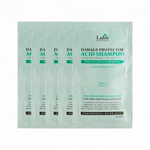 Пробник 5шт [СРОК ДО 10.22] [SALE] LA'DOR DAMAGE PROTECTOR ACID SHAMPOO POUCH