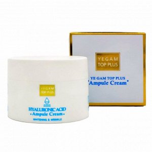 Ампульный крем с гиалуроновой кислотой YE GAM TOP PLU HYALURONIC ACID AMPULE CREAM 80gr