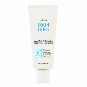 Ночная маска для чувствительной кожи (100мл) ETUDE HOUSE SOON JUNG SLEEPING PACK PANTHENSOSIDE 5 (100ml)