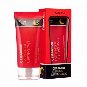 Ночная маска «КЕРАМИДЫ» на каждую ночь (120мл) FARM STAY CERAMIDE EVERY NIGHT SLEEPING PACK (120ml)