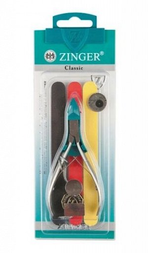 Zinger Набор маникюрных инструментов (B188 S SH+пилки MEL 3шт)