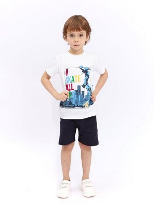 Комплект футболка+шорты на мальчика "Skate all day" (супрем)