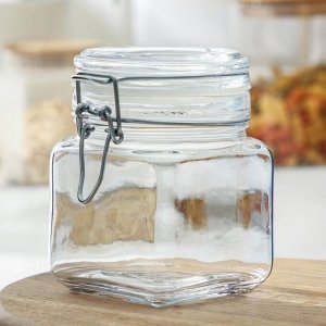 Банка для сыпучих продуктов Pa*abah*e Cremlin, 740 мл, стекло, прозрачная