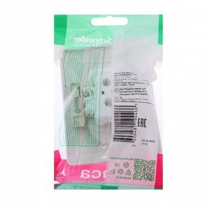 Розетка двойная SE Blanca, 16 А, 250 В, встраиваемая, без з/к, IP20, белая, BLNRS000021