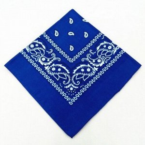 Бандана-косынка, синяя, арт. 060.396