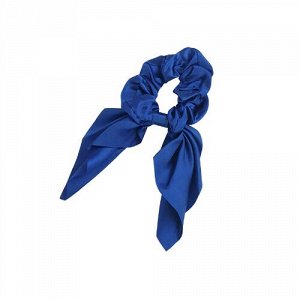 Платок с резинкой для волос синяя
