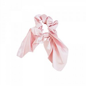 Платок с резинкой для волос светло-розовая