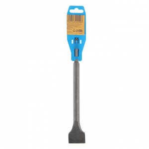 Зубило плоское для снятия плитки ТУНДРА, угол 10°, SDS-plus, 14x40x250 мм