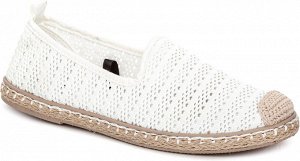Белый текстиль женские туфли (В-Л 2022)