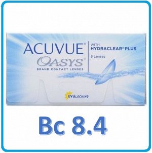 2-недельные контактные линзы ACUVUE OASYS (6 линз) BC 8.4