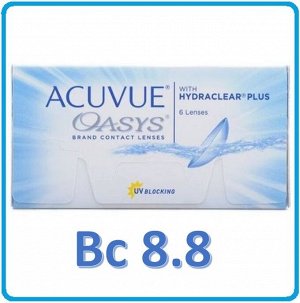 2-недельные контактные линзы ACUVUE OASYS (6 линз) BC 8.8