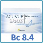 2-недельные контактные линзы ACUVUE OASYS (24 линзы) BC 8.4