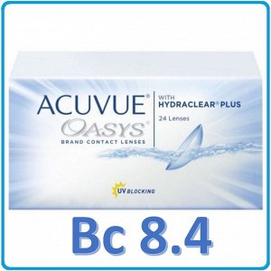 2-недельные контактные линзы ACUVUE OASYS (24 линзы) bc8.4
