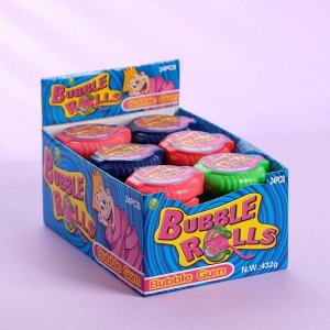 Жевательная резинка Bubble rolls bubble gum, 18 г