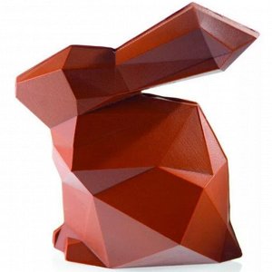 Набор форм для шоколада «Кролик геометрический» 2 ячейки 16х14,5 см, PCB, Франция