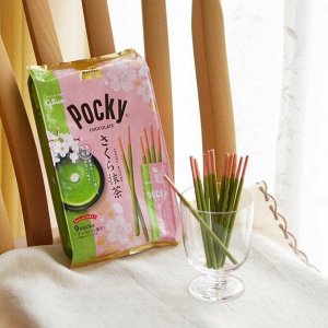 Pocky Sakura Matcha 114g - Поки матча сакура. 9шт