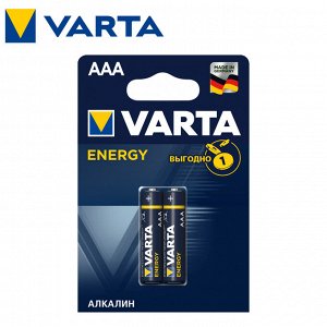 Комплект батареек Varta Energy LR03 AAA 1.5V / 2 шт.