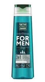 For Men Шампунь, кондиционер, гель для душа 3 в 1 Энергия и чистота 400 мл