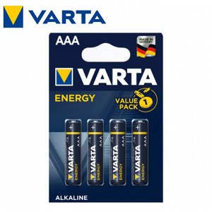 Комплект батареек Varta Energy LR03 AAA 1.5V / 4 шт.