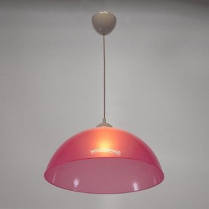 Люстра подвес "Сафари 2" 1 лампа 15W E27 розовый